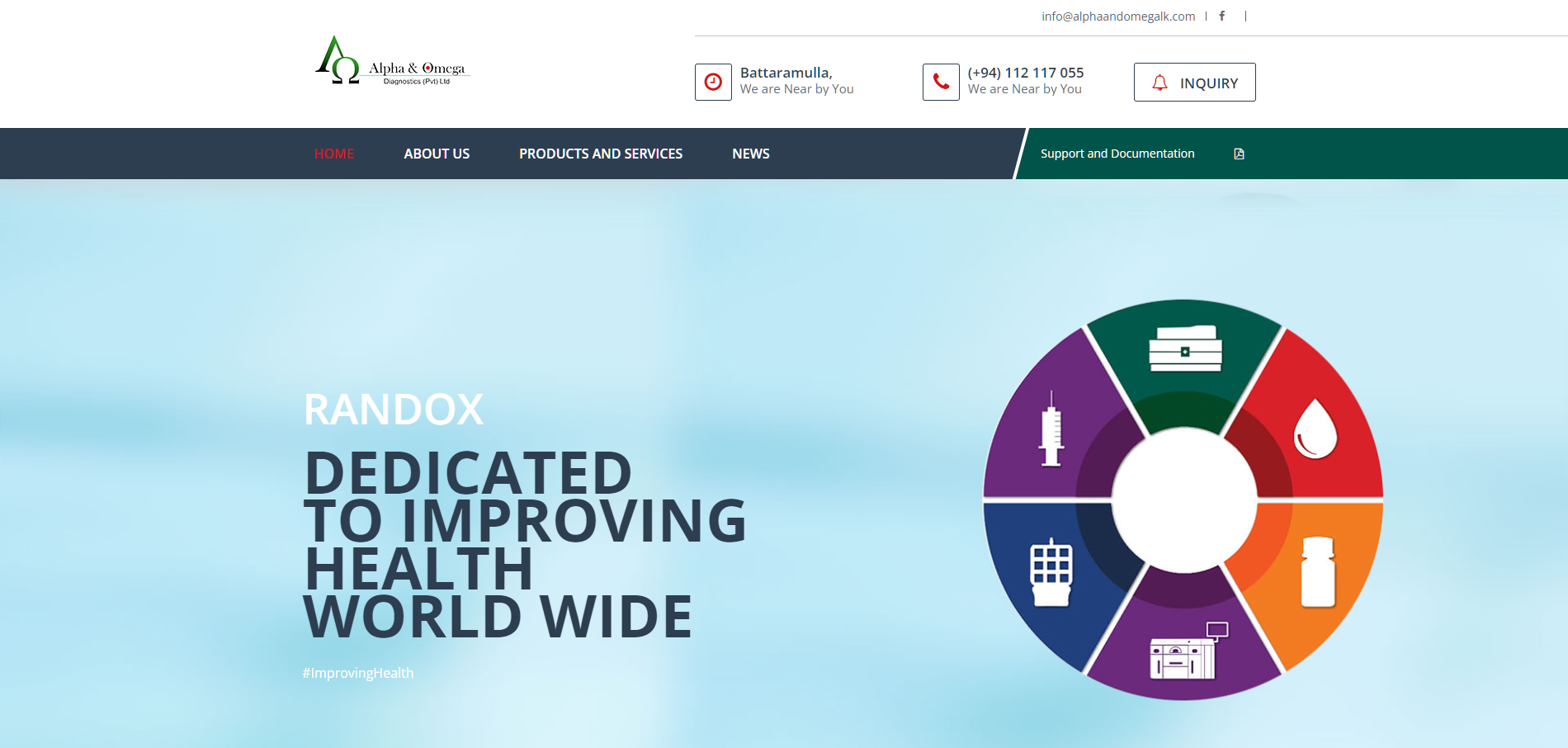 Online presence implementation including website design and development.