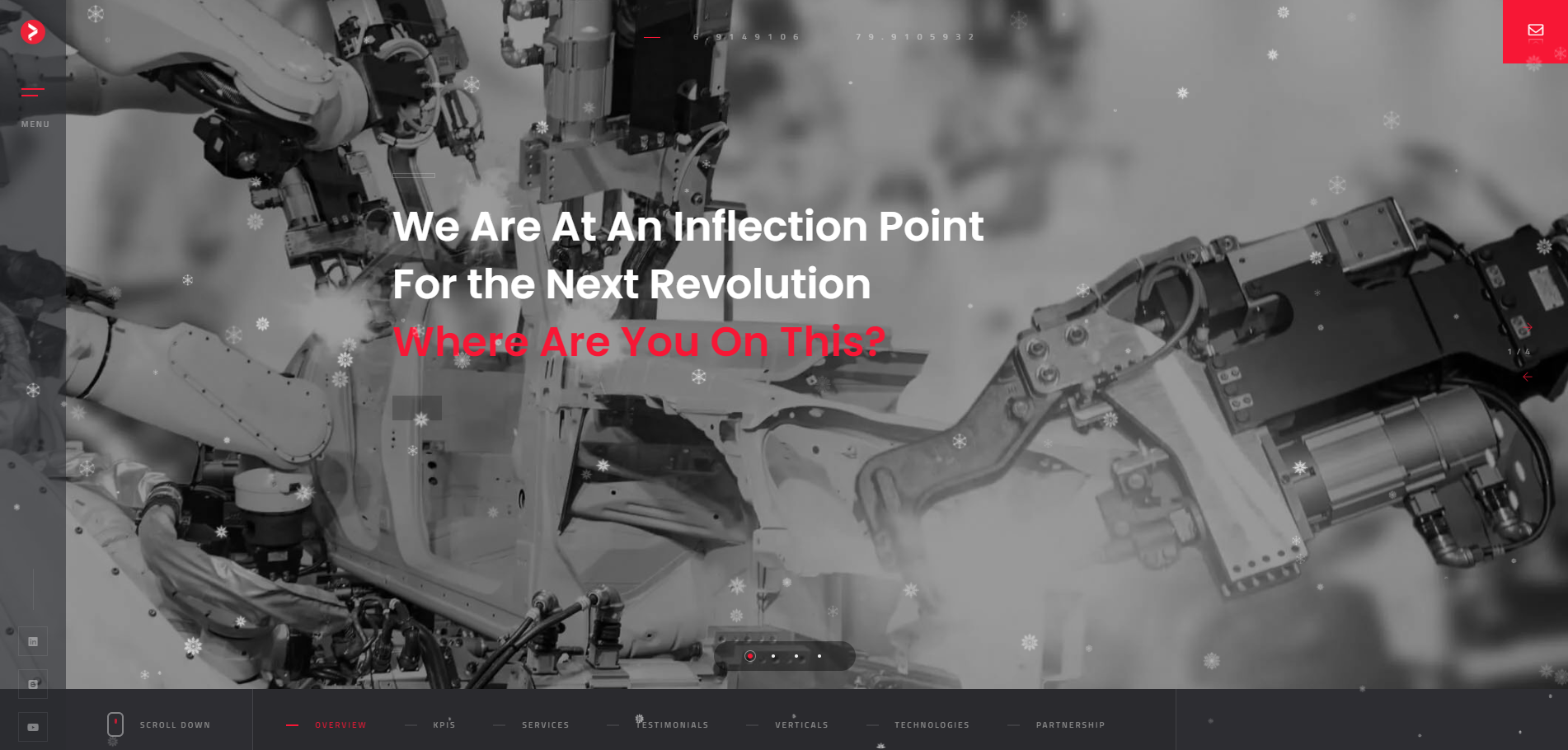 Online presence implementation including website design and development for the Digital Outreach vertical of PragICTS.