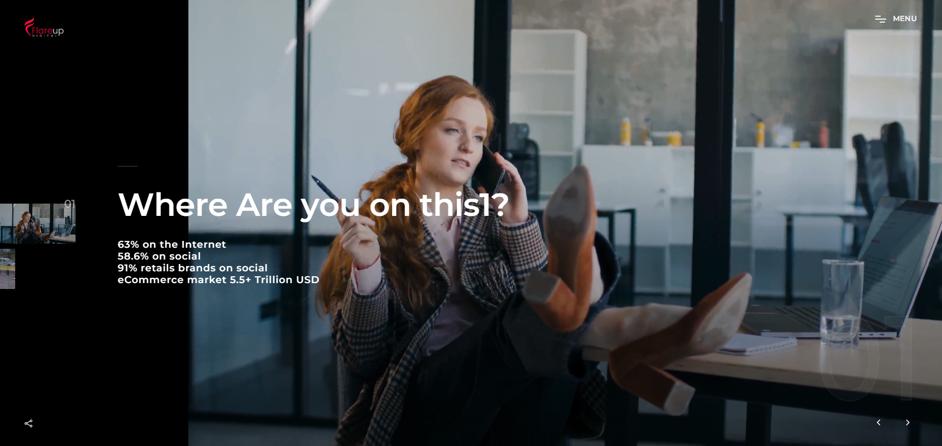 Online presence implementation including website design and development.