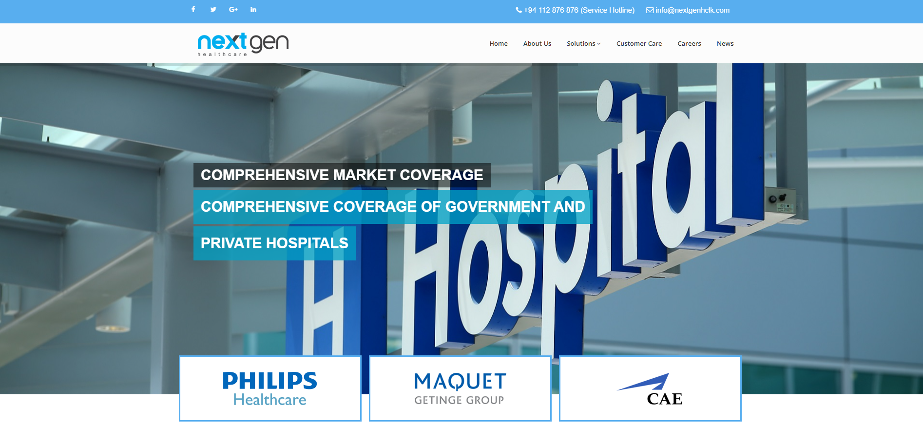 Online presence implementation including website design and development.