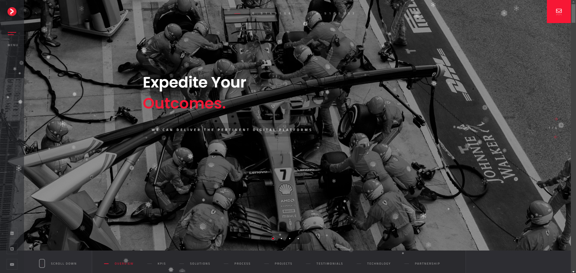 Online presence implementation including website design and development for the corporate website of PragICTS. The root website of the company.