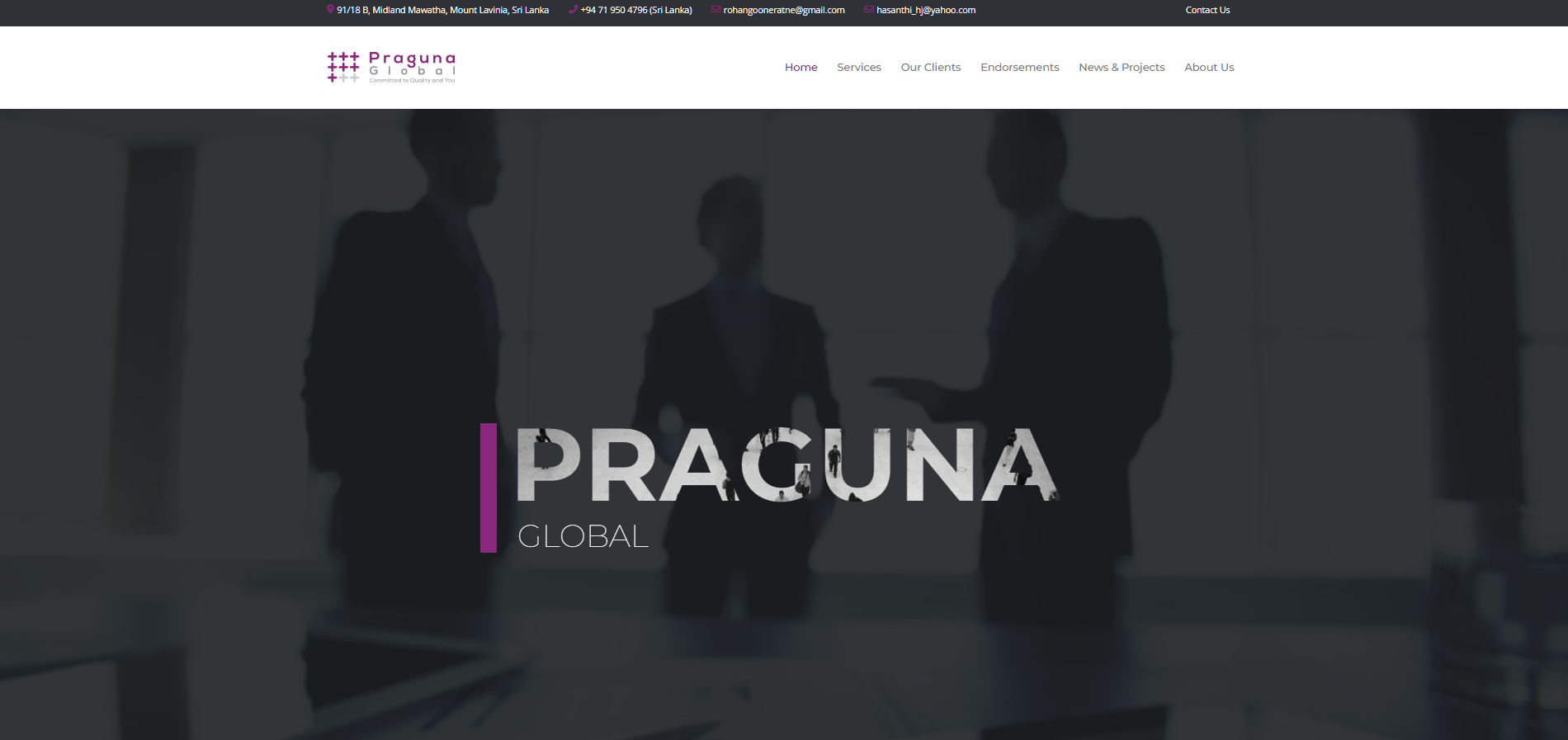 Online presence implementation including website design and development.