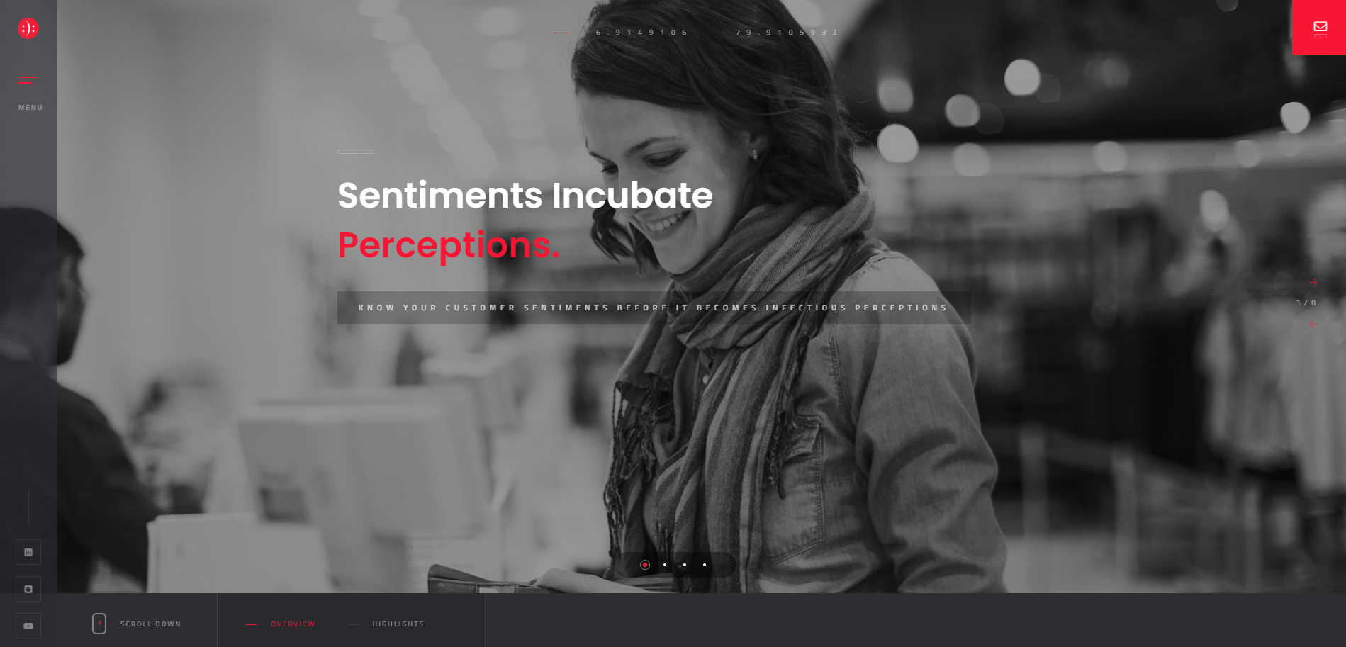 Online presence implementation including website design and development for the Smiley Platform of PragICTS.