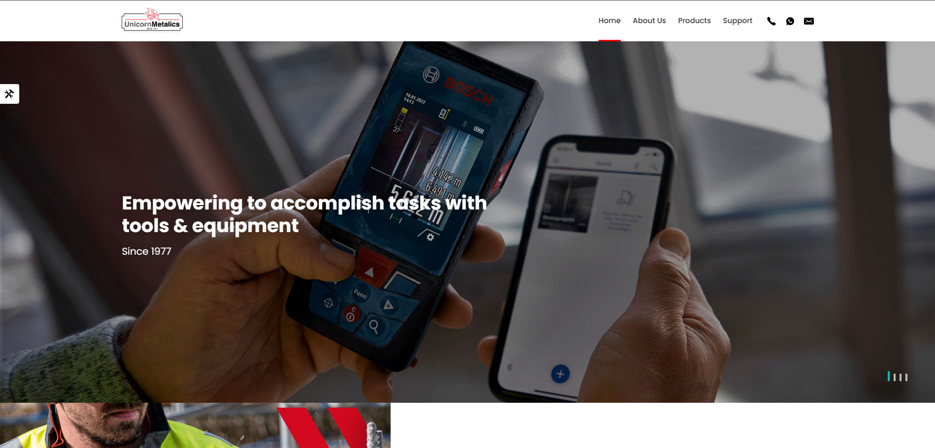 Online presence implementation including website design and development.